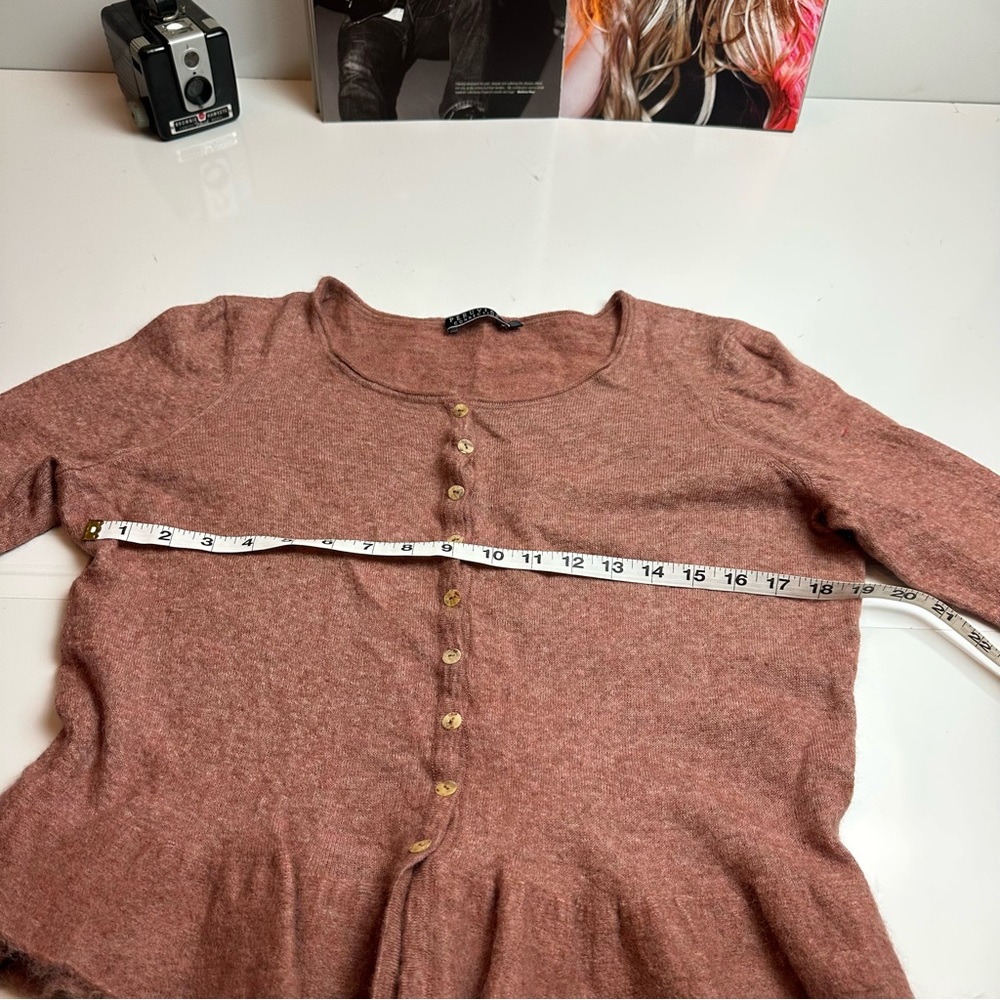 Peruvian Connection Mauve Button-Down Shirt - image 5